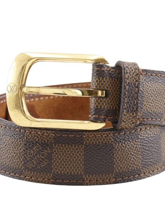 Louis Vuitton Santure Ellipse M6995 Damier Canvas Brown Ca1101 Belt main image 9